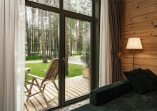 Номер Делюкс с двуспальной кроватью и видом на реку в Grand Chalet Altay