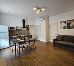 Двухместные апартаменты рядом с пляжем 2 отдельные кровати в Белая дача