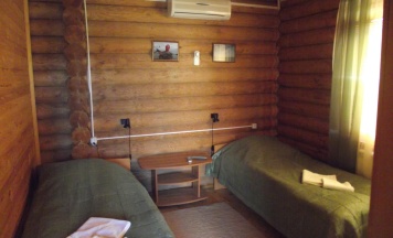 Коттедж стандарт с 4 односпальными кроватями в Рыбалкино