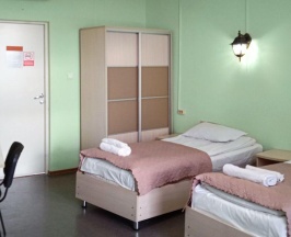 Кровать в 4-местном общем номере в Smart Hotel KDO Ладожский