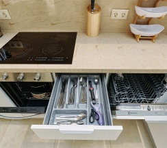 Апартаменты 56 с романтичным интерьером в Панорама парк