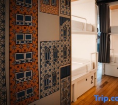 Кровать в общем номере в The Central House Porto Ribeira - Hostel