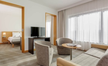 Двухместный полулюкс двуспальная кровать в Hotel Novotel Berlin Am Tiergarten