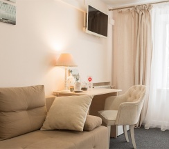 Улучшенный 2хместный номер с двумя кроватями в Albergo