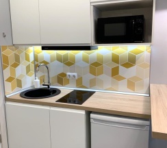 1-комнатные апартаменты стандарт 5.1 в Apartments Private (Апартментс Прайвит) на улице Цимлянская
