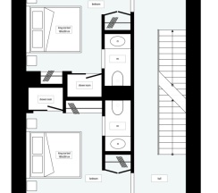 Двухместные апартаменты (двуспальная кровать) в Апартаменты Room plus в NikolaevBuilding
