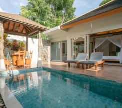 Двухместная вилла Private Pool двуспальная кровать в Отель Metadee Concept Hotel
