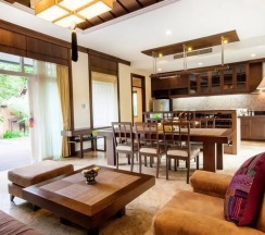 Двухместная семейная вилла двуспальная кровать в Sibsan Resort & Spa Maeteang