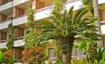 Двухместный люкс с видом на море двуспальная кровать в The Palms Resort of Mazatlan
