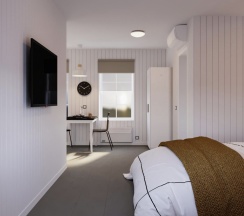 Премиум с большой двуспальной кроватью  в Скандинавия