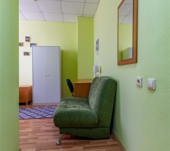 Двухместный номер ЭКОНОМ с двумя односпальными кроватями и собственными удобствами в Большой Урал