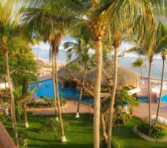 Двухместный номер Superior с видом на океан двуспальная кровать в The Palms Resort of Mazatlan