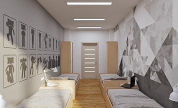 Номер эконом стандарт с 5 односпальными кроватями в Welcome Inn