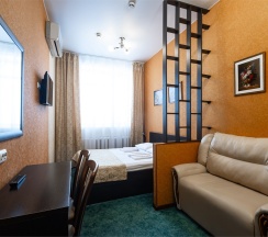 1 Одноместный номер(полу люкс),с двухспальной кроватью. в Аппартамент