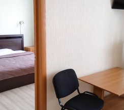 Кровать в 4-местном общем номере в Smart Hotel KDO Магнитогорск