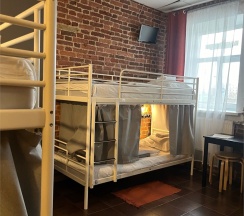 Койко-место в в мужском шестиместном номере в Кино хостел на Выборгской