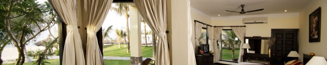 Двухместная вилла с 3 комнатами рядом с пляжем 2 отдельные кровати в Golden Peak Resort & Spa Phan Thiet