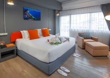 Двухместный номер Deluxe с видом на море 2 отдельные кровати в 7 Days Premium Hotel Pattaya