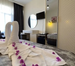 Двухместный номер Standard с балконом и с видом на сад 2 отдельные кровати в Side Alya Hotel