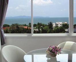 Двухместные апартаменты Studio Suite двуспальная кровать в Grand Residence Jomtien