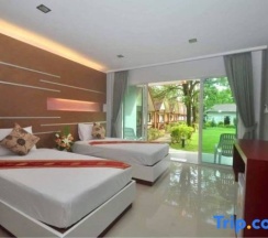 Двухместный номер Deluxe с видом на сад 2 отдельные кровати в Phi Phi Rimlay Cottage