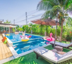 Двухместная вилла с 3 комнатами 2 отдельные кровати в Happy-Home Pool Villa