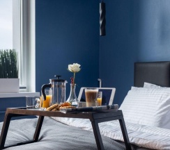 Апартаменты улучшенные с 1 двуспальной кроватью в Sky inn color