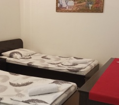 Трехместный номер с 3 односпальными кроватями в Sabai-sabai