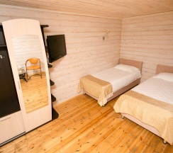 Стандарт с 2 отдельными кроватями (без вида) в Крестовая падь