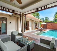 Двухместная вилла Pool Grand Deluxe двуспальная кровать в Отель Santiburi Koh Samui