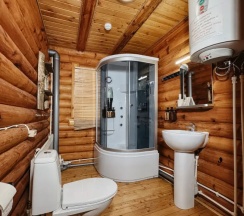 Deluxe*** Room cемейный большой с видом на горы и телевизором (к3R1)  в Шале Леший