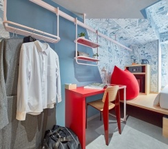 Трёхместный номер Standard с 2 комнатами в lyf Ginza Tokyo