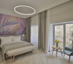 Номер Комфорт с видом на сад двуспальная кровать в Garden Resort