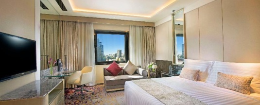 Двухместный номер Executive с видом на город двуспальная кровать в Kempinski Hotel Beijing Yansha Center