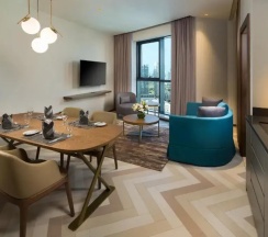 Двухместные апартаменты Premium c 1 комнатой (двуспальная кровать) в Millennium Place Barsha Heights