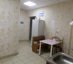 Кровать в общем номере (общая ванная комната) в Кировская