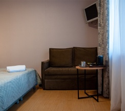 УЛУЧШЕННЫЙ 10 «КОМФОРТ ПЛЮС» С ТЕРРАСОЙ ЧЕТЫРЕХМЕСТНЫЙ НОМЕР С КРОВАТЬ DBL, ДВУСПАЛЬНЫМ ДИВАН НА 2 ЭТАЖЕ в Цитрус