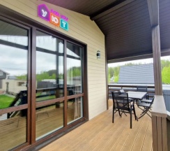 Коттедж с красивым видом из окна в Уют for You