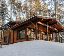 НОВЫЙ коттедж «У реки» в ОхтаПарк