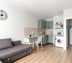 1-комнатные апартаменты студия в MOKO Apartments (МОКО Апартментс) на улице Окская