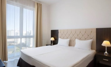 Апартаменты с 1 спальней (без кухни) для маломобильных гостей в Прибрежный квартал