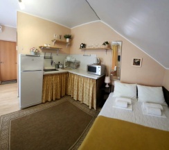 Двухместные апартаменты с балконом двуспальная кровать в Вояж