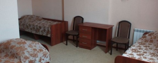 Трехместный номер с 3 односпальными кроватями в Аэлита