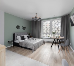 Wave - 3х местные делюкс-апартаменты около м.Сокол (6 этаж) в Smart Lofts Moscow