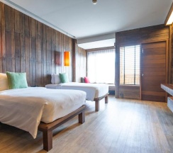 Двухместный номер Deluxe с видом на море 2 отдельные кровати в Курортный отель Baan Ploy Sea