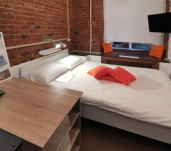 Комната стандарт с 1 двуспальной кроватью в Restop loft apart
