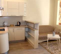 Апартаменты-студио с балконом для четверых в Лиенталь