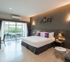 Двухместный номер Deluxe с видом на бассейн 2 отдельные кровати в Koh Chang Paradise Hill