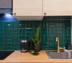 1-комнатные апартаменты студия Хрустальный Лес в Rasko Home