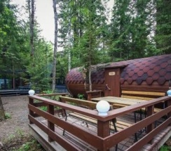 SPA Новожилово A-frame Red (купель) в Ёлки рент